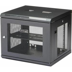 StarTech.com 15U 4 Post Wall Network Cabinet with 1U Shelf, 19&Prime; Wall Server Rack for IT Equipment/Data(Fixed / Max Depth 19&Prime;)