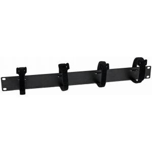 StarTech.com 1U 19&Prime; Horizontal Cable Management Panel – Cable Guide with Large Rings – Rack Grommets (CMPNL1UC)(1U)