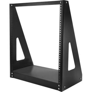 StarTech.com 2POSTRACK12 12U Network Rack 2 Pole Open Frame Extra Large Gauge Max 160kg Desktop Rack 19&Prime; for Computer, AV, Media, IT Equipment (2POSTRACK12)(12U)