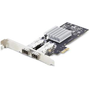 StarTech.com Carte Réseau GbE SFP à 2 Port, PCIe 2.0 x1, Intel I350-AM2, Carte Contrôleur 2X 1GbE, 1000BASE Cuivre/Fibre Optique, Carte Réseau Gigabit Ethernet NIC, Serveur/PC (P021GI-NETWORK-CARD)