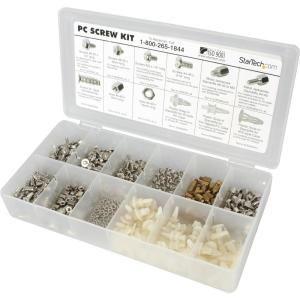 StarTech.com Ensemble de vis d&rsquo;ordinateur, assortiment de luxe – Vis, écrous et entretoises (PCSCREWKIT)(Kit)