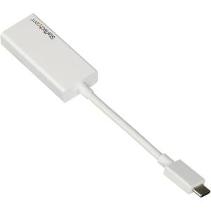 StarTech.com USB Type-C to HDMI Adapter 4K 60Hz with HDR Thunderbolt 3 Compatible DP 1.4 HDMI 2.0b (CDP2HD4K60H)(white)