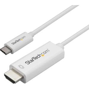 StarTech.com USB-C to HDMI 4K 60Hz HDR10 Graphics Adapter Cable 5m Ultra HD USB Type-C to HDMI 4K 2.0b Graphics Converter USB-C to HDMI HDR DP 1.4 Alt Mode HBR3 (CDP2HDMM5MH)(3 m)