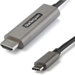 StarTech.com USB-C to HDMI 4K 60Hz HDR10 Graphics Adapter Cable 5m Ultra HD USB Type-C to HDMI 4K 2.0b Graphics Converter USB-C to HDMI HDR DP 1.4 Alt Mode HBR3 (CDP2HDMM5MH)(5 m)