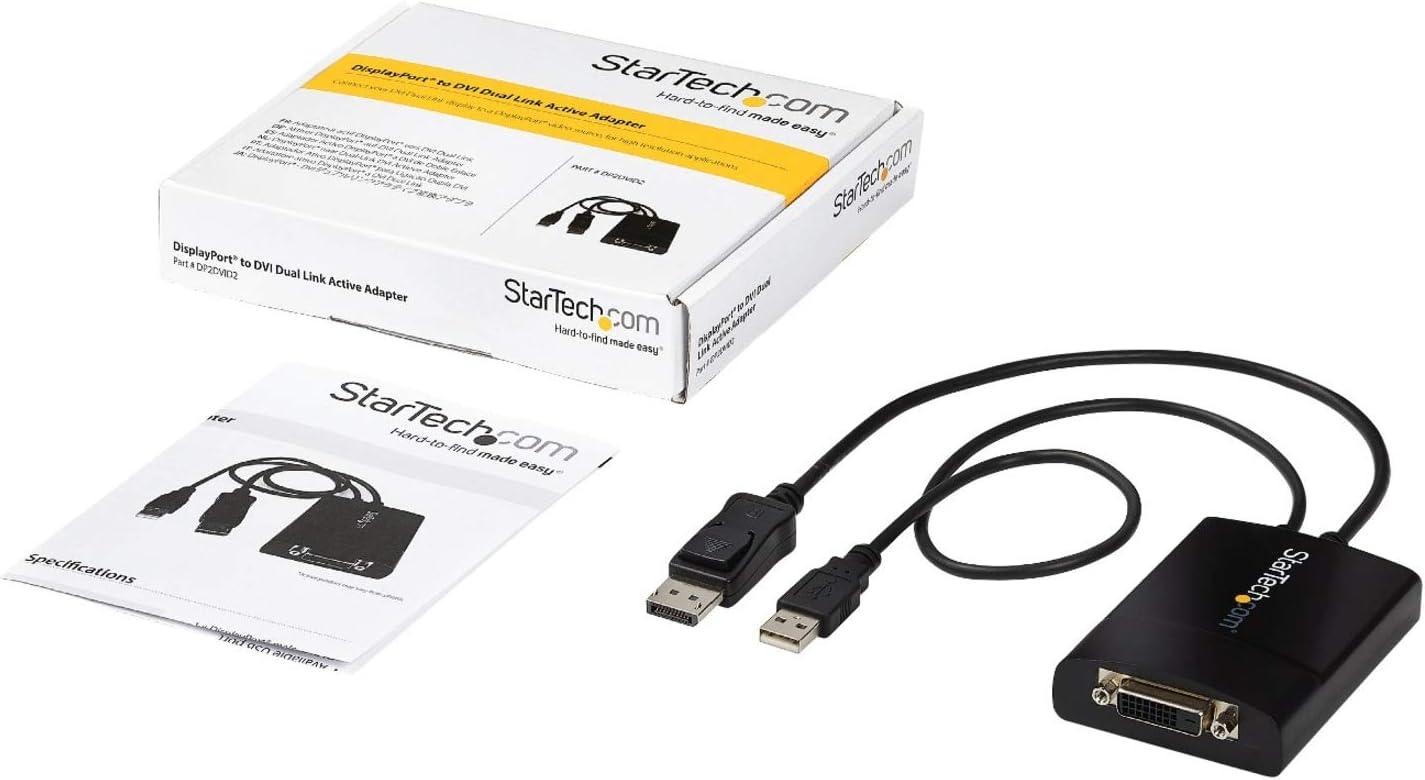 imageStarTech Adaptateur DP noir noir 90 cmAdaptador