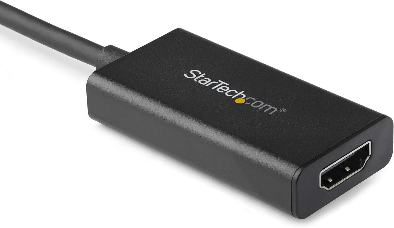 imageStarTechcom Adaptateur DisplayPort vers HDMI 4K 60 Hz avec HDR Convertisseur DP 14 vers HDMI 20b Noir DP2HD4K60H