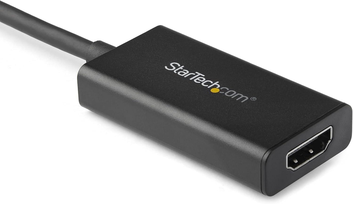 imageStarTechcom Adaptateur DisplayPort vers HDMI 4K 60 Hz avec HDR Convertisseur DP 14 vers HDMI 20b Noir DP2HD4K60H