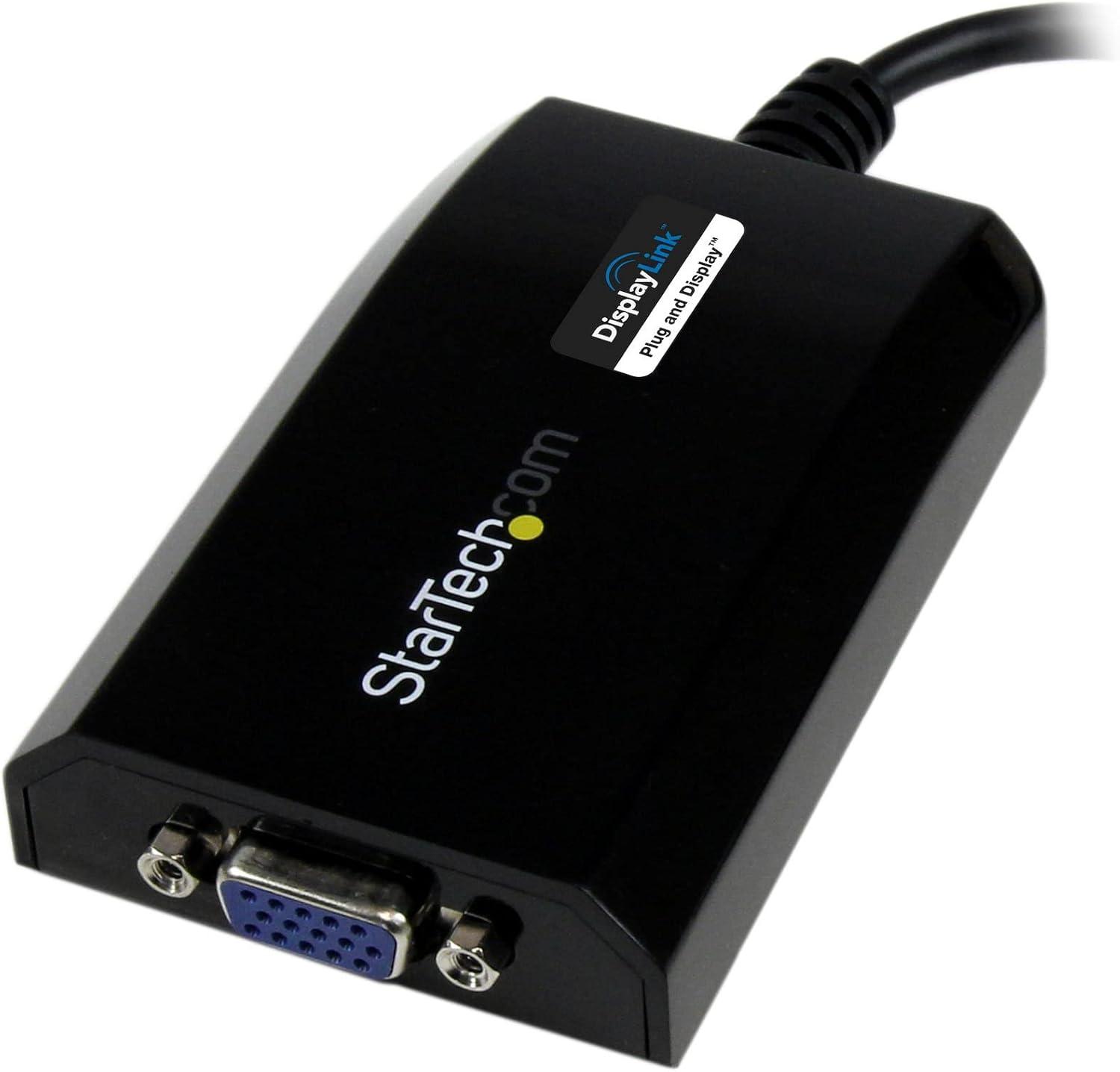 imageStarTechcom Adaptateur Vido Multicrans USB 30 vers VGA pour Mac et PC Carte Graphique Externe 1920x1200 1080p USB32VGAPRO