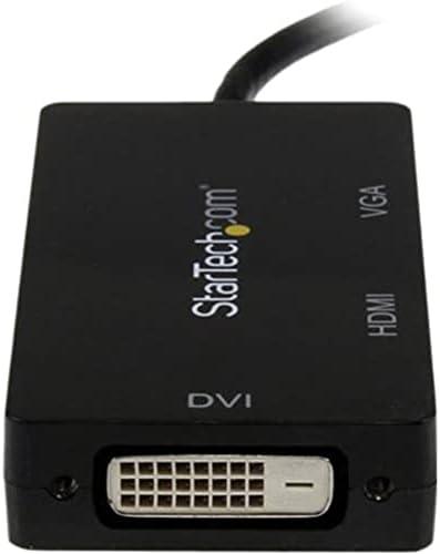 imageStarTechcom Adaptateur audio vido de voyage Convertisseur 2en1 DisplayPort vers HDMI ou VGA 1920x1200 1080p Noir DP2HDVGANoir