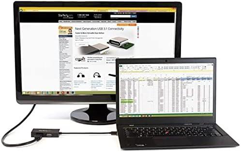 imageStarTechcom Adaptateur audio vido de voyage Convertisseur 2en1 DisplayPort vers HDMI ou VGA 1920x1200 1080p Noir DP2HDVGANoir