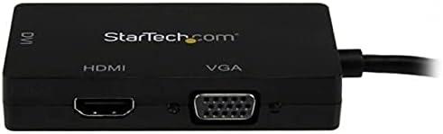 imageStarTechcom Adaptateur audio vido de voyage Convertisseur 2en1 DisplayPort vers HDMI ou VGA 1920x1200 1080p Noir DP2HDVGANoir