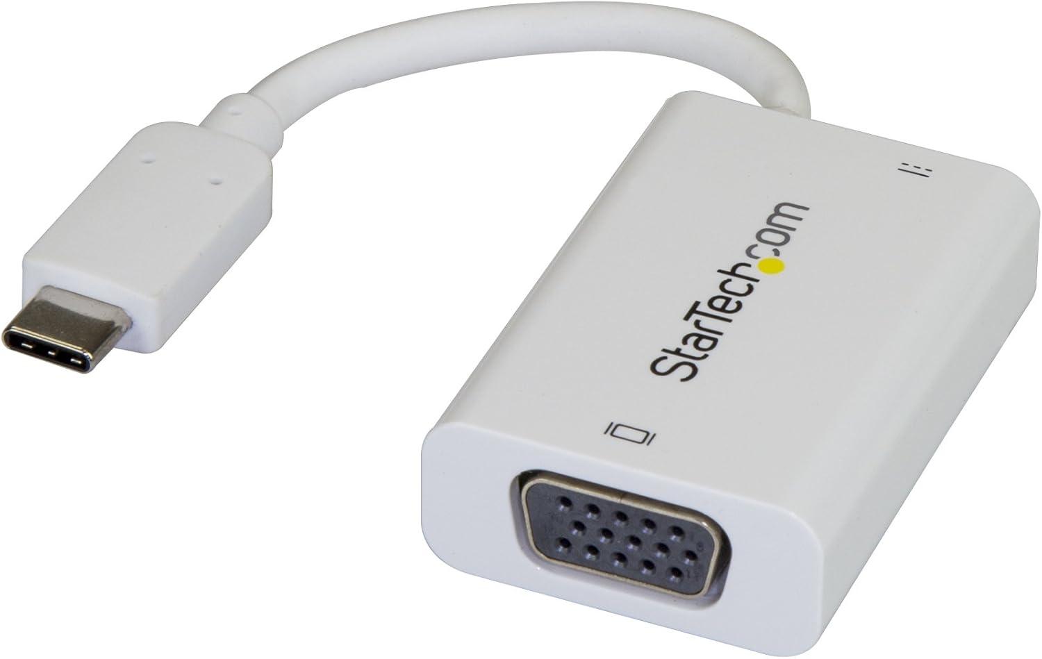 imageStarTechcom Adaptateur vido USBC vers VGA Convertisseur USB TypeC vers HD15 MF 1920x1200 1080p Noir CDP2VGABlanc