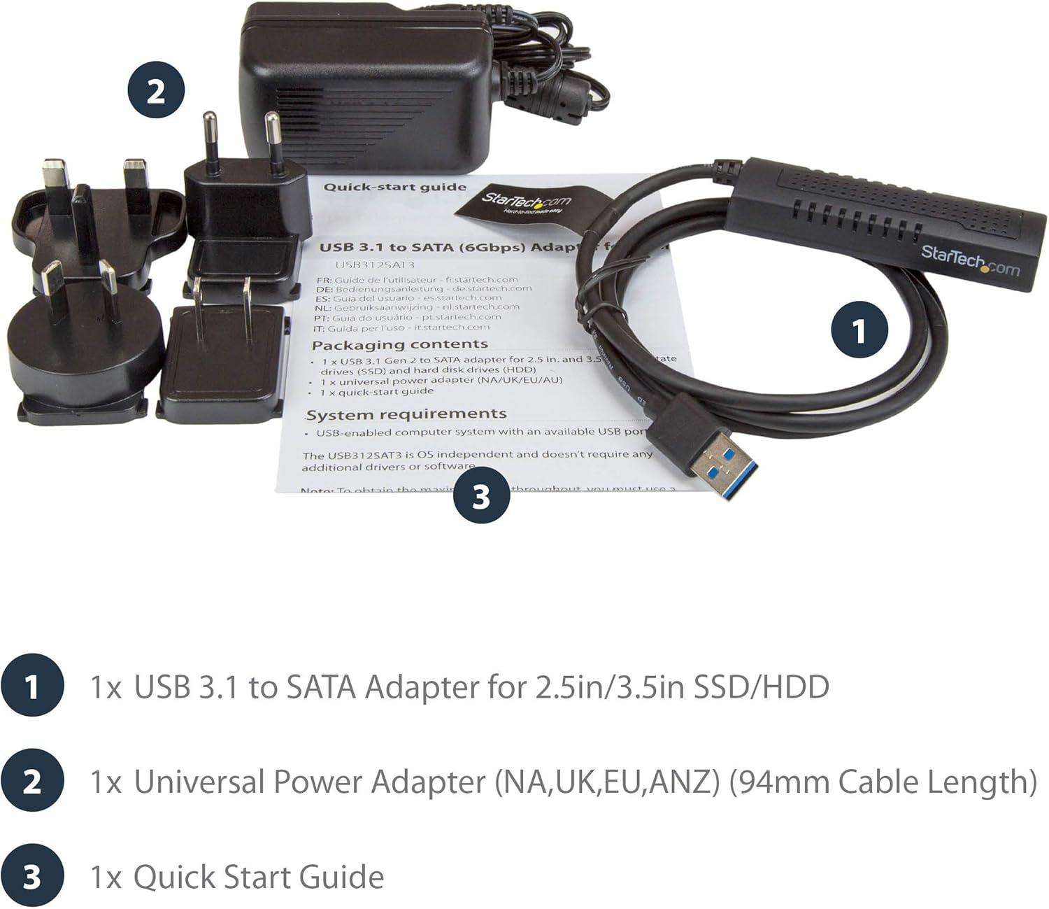 imageStarTechcom Adaptateur vido USBC vers VGA Convertisseur USB TypeC vers HD15 MF 1920x1200 1080p Noir CDP2VGABlanc