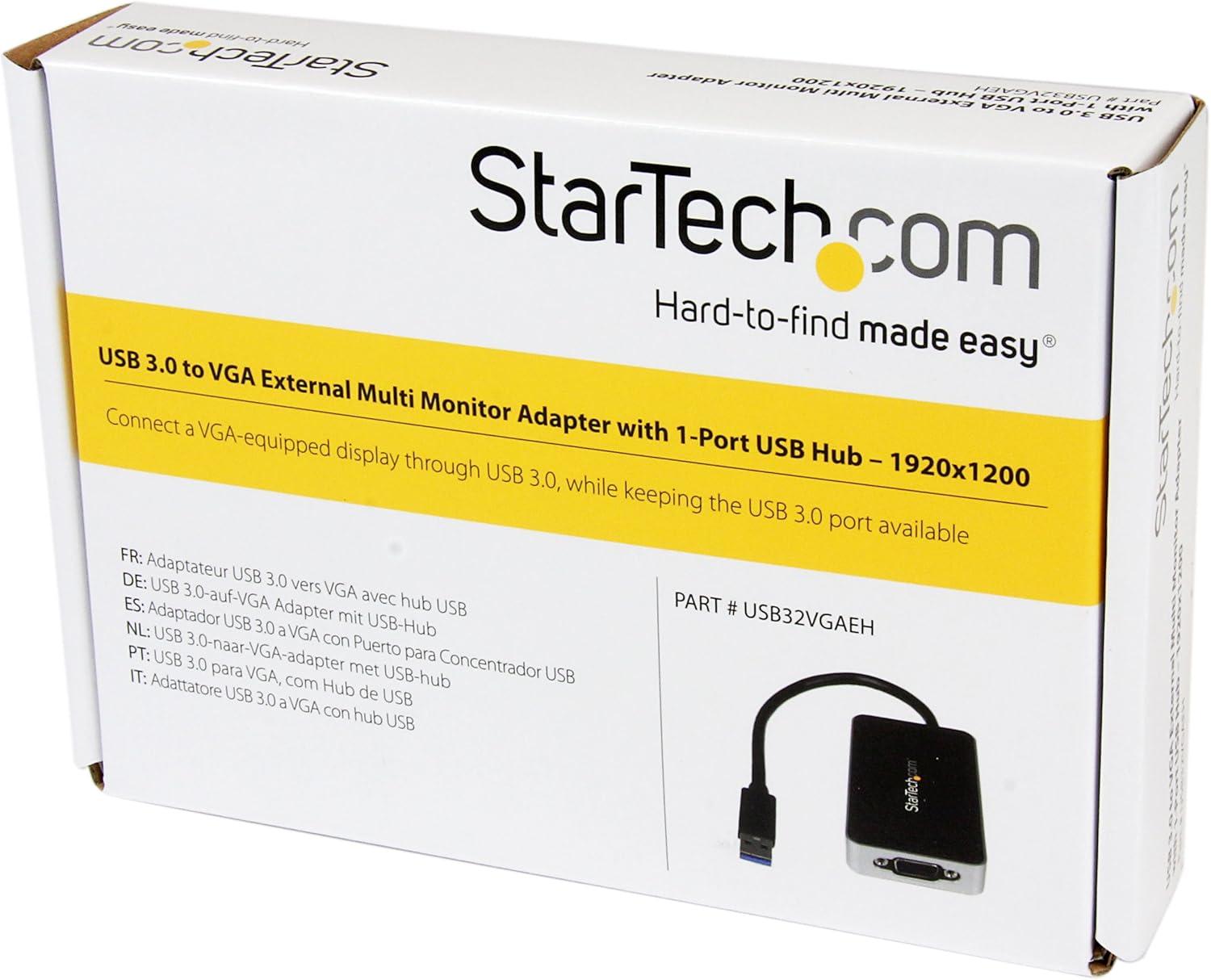 imageStarTechcom Adaptateur vido multicrans USB 30 vers DisplayPort Carte graphique externe MF 2560x1600 USB32DPPROUSB 30 w pass through port