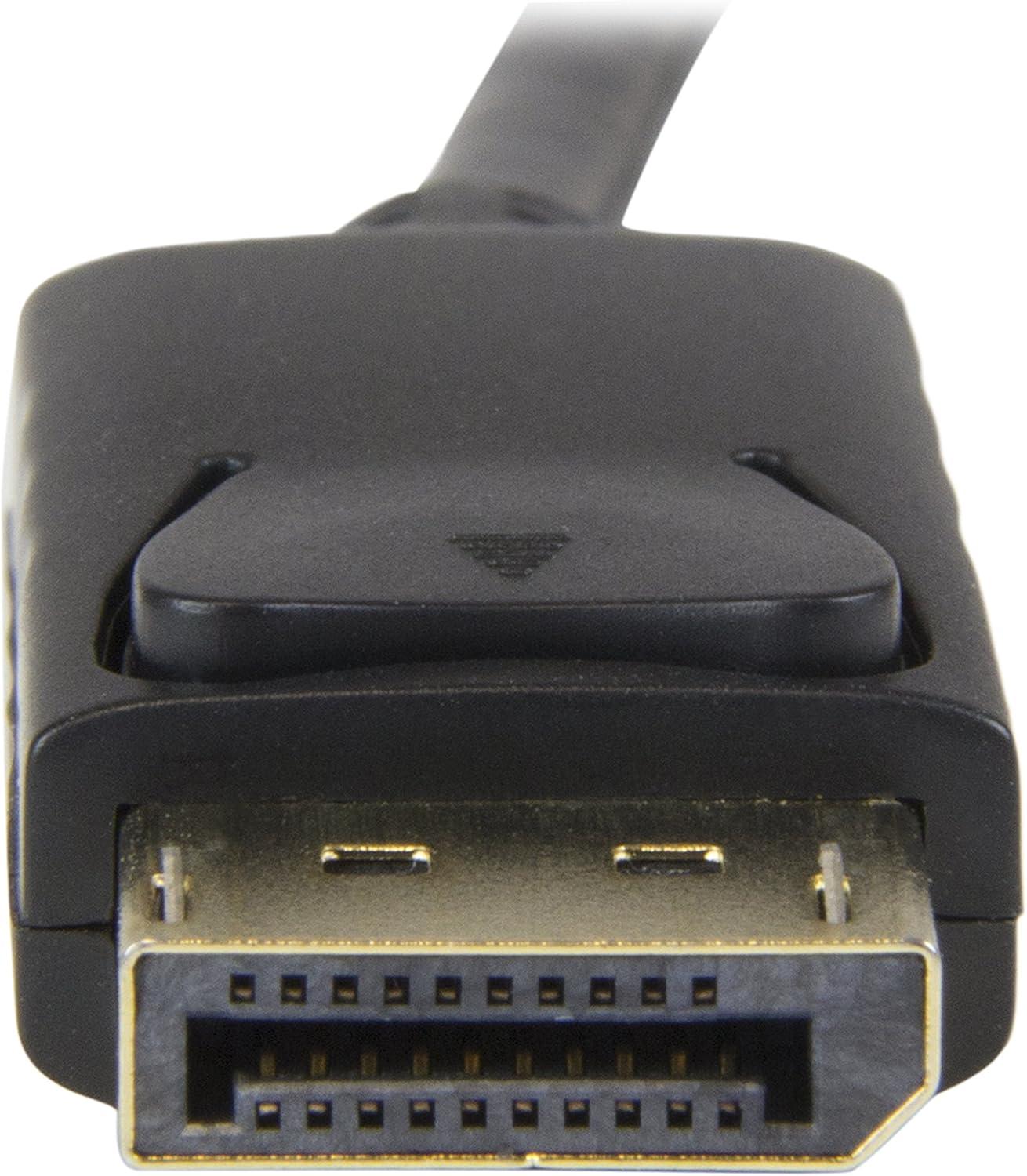 imageStarTechcom Cble DisplayPort vers HDMI 2m 4K 30Hz Adaptateur DP vers HDMI Convertisseur pour Moniteur DP 12 HDMI Connecteur DP Verrouillage Cordon Passif DP vers HDMI DP2HDMM2MB