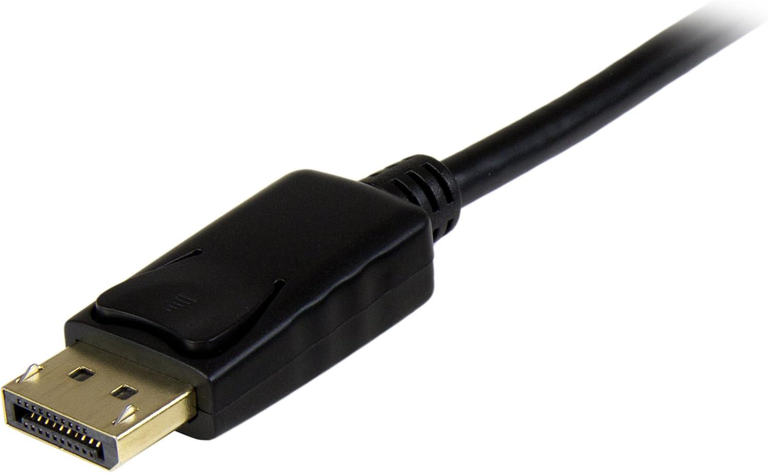 imageStarTechcom Cble DisplayPort vers HDMI 2m 4K 30Hz Adaptateur DP vers HDMI Convertisseur pour Moniteur DP 12 HDMI Connecteur DP Verrouillage Cordon Passif DP vers HDMI DP2HDMM2MB