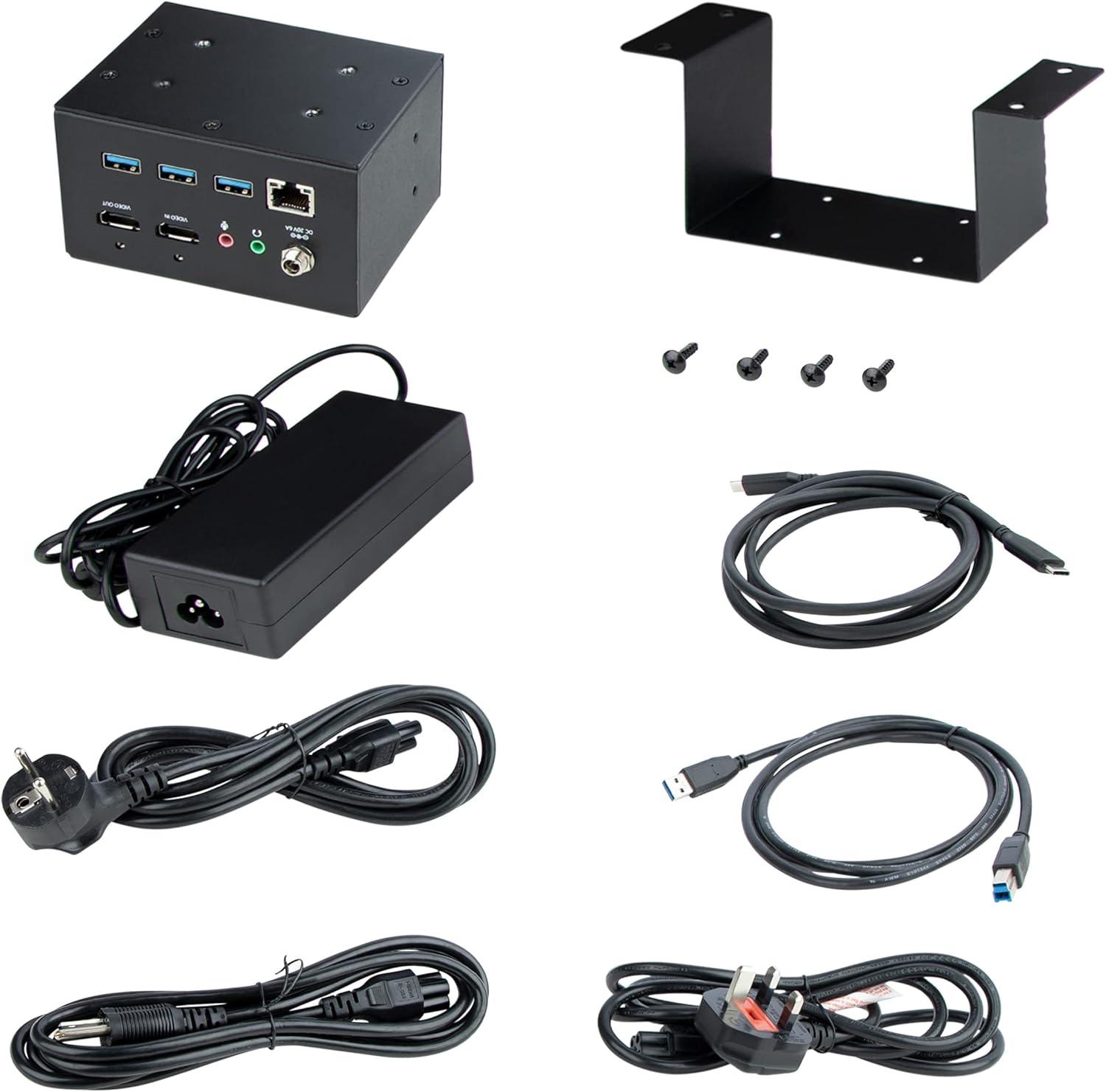 imageStarTechcom Module de gestion de cbles pour botier de connexion de runion BOX4MODULE BEZ4MODModule de station daccueil USBC