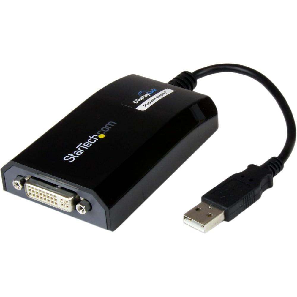 imageCarte graphique USB vers DVI Adaptateur Vido Double cranMulticrans USB 20 vers DVI Carte GraphiqueVido dOrdinateur Portable USB Externe Pour PC et MAC 1920 x 1200 USB2DVIPRO2USB vers DVI