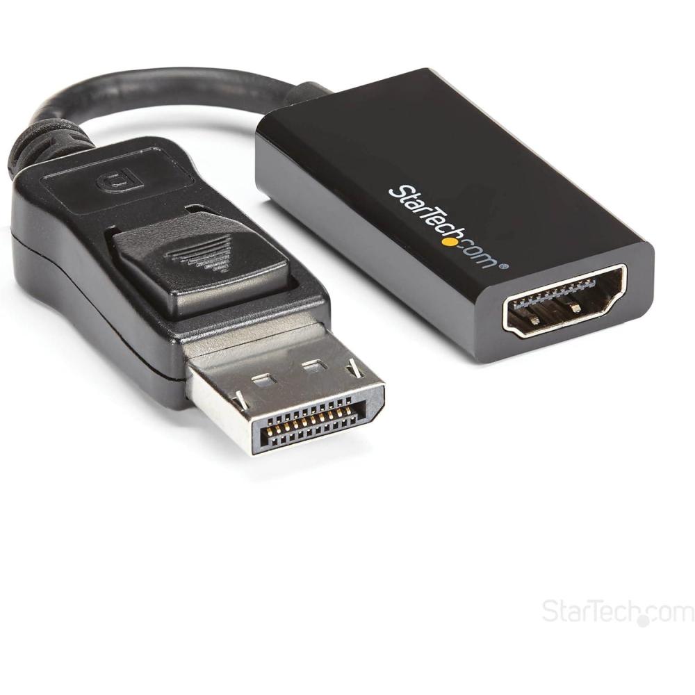imageStarTechcom Adaptateur DisplayPort vers HDMI Convertisseur Vido 4K 60Hz Active DP 14 vers HDMI 20 Dongle DP vers HDMI pour MoniteurTVcran Connecteur DP Verrouillable DP2HD4K60S