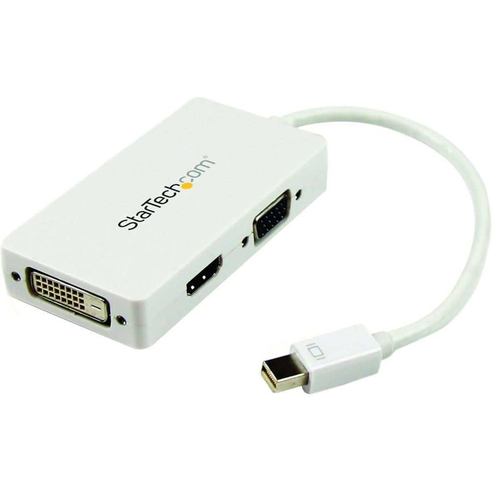 imageStarTechcom Adaptateur audio vido de voyage Convertisseur 2en1 DisplayPort vers HDMI ou VGA 1920x1200 1080p Noir DP2HDVGAWhite