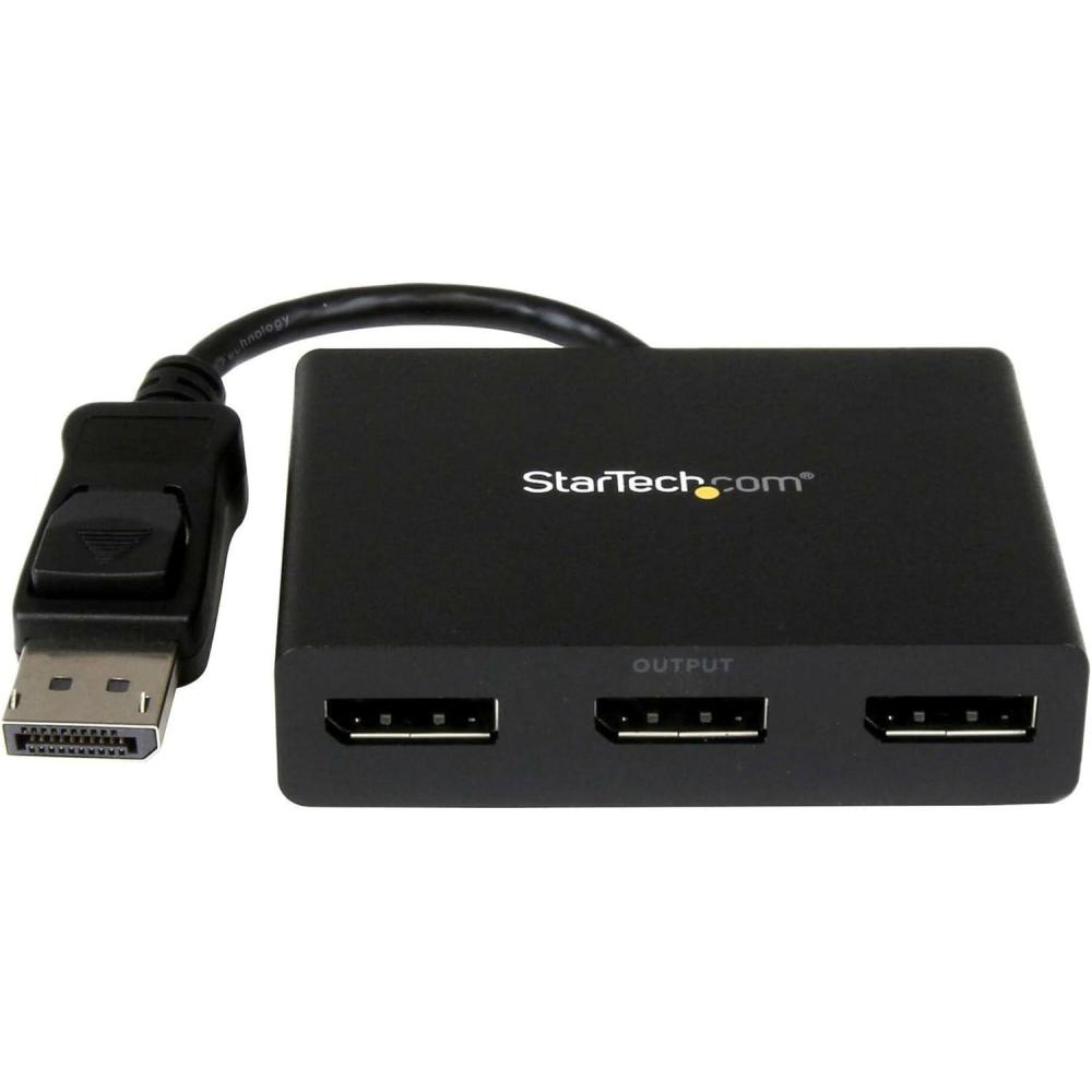 imageStarTechcom Rpartiteur DisplayPort 12 4 ports Adaptateur MultiMoniteur DisplayPort vers 4x DP Hub MST pour Ordinateur Quad 1080p 60Hz Windows Uniquement Pas de Pilote MSTDP124DP3 x DP 12