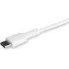 Câble USB-C vers Lightning Blanc Robuste 1 m – Câble de Charge/Synchronistation USB Type C vers Lightning Fibre Aramide – iPad/iPhone 12 Certifié Apple Mfi (RUSBCLTMM1MW)(Noir)