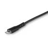 Câble USB-C vers Lightning bLANC Robuste 2 m – Câble de Charge/Synchronistation USB Type C vers Lightning Fibre Aramide – iPad/iPhone 12 Certifié Apple MFi (RUSBCLTMM2MW)(Noir)