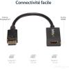 STARTECH.COM Adaptateur convertisseur vidéo DisplayPort™ vers DVI-D M/F 1920×1200 / 1080p(HDMI)