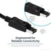 StarTech.com Adaptateur DisplayPort vers HDMI – Convertisseur Vidéo 1080p – Certifié VESA – Câble Adaptateur DP à HDMI pour Moniteur/Écran/Projecteur – Passif – Connecteur DP à Verrouillage (DP2HDMI)(HDMI)