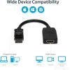 StarTech.com Adaptateur DisplayPort vers HDMI – Convertisseur Vidéo 1080p – Certifié VESA – Câble Adaptateur DP à HDMI pour Moniteur/Écran/Projecteur – Passif – Connecteur DP à Verrouillage (DP2HDMI)(HDMI)
