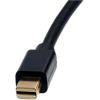 StarTech.com Adaptateur Mini DisplayPort vers DVI – Convertisseur Mini DP à DVI-D – Vidéo 1080p – mDP ou TB 1/2 Mac/PC vers Moniteur DVI – Câble Compact mDP 1.2 vers DVI Single-Link (MDP2DVI3)(noir)