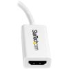 StarTech.com Adaptateur Mini DisplayPort vers DVI – Convertisseur Mini DP à DVI-D – Vidéo 1080p – mDP ou TB 1/2 Mac/PC vers Moniteur DVI – Câble Compact mDP 1.2 vers DVI Single-Link (MDP2DVI3)(Blanc)