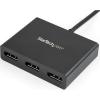 StarTech.com Adaptateur Multi-Écrans à 3 ports – Hub MST Répartiteur Vidéo Multi-Écrans Triple Écran Mini DisplayPort 1.2 vers 3 DisplayPort 4k (MSTMDP123DP)(3 Ports | Mini DisplayPort vers DisplayPort)