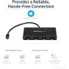 StarTech.com Adaptateur Multi-Écrans à 3 ports – Hub MST Répartiteur Vidéo Multi-Écrans Triple Écran Mini DisplayPort 1.2 vers 3 DisplayPort 4k (MSTMDP123DP)(4 Ports | Mini DisplayPort vers DisplayPort)