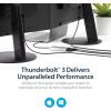 StarTech.com Adaptateur Thunderbolt 3 vers Double DP – Adaptateur Vidéo Double Écran/Multi-Écran Thunderbolt 3 vers Double DP 1.2 (DP) 4K 60 Hz/5k – Thunderbolt Type C vers DP (TB32DP2T)(DisplayPort – Mac et Windows)