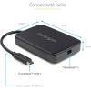 StarTech.com Adaptateur Thunderbolt 3 vers Thunderbolt 2 (Non Réversible) – Ordinateur Portable TB3 vers Appareils/Écrans TB2 (20Gbps) ou TB1 (10Gbps) – Noir – Windows/Mac (TBT3TBTADAP)