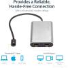 StarTech.com Adaptateur Thunderbolt vers Double HDMI 2.0 – Adaptateur Vidéo Double Écran TB USB Type C vers HDMI 2.0 4K 60 Hz – Certifié Thunderbolt – Mac/Windows(HDMI 4K60 – Mac et Windows)