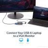 StarTech.com Adaptateur USB 2.0 vers VGA, Convertisseur USB vers VGA, 1440×900 (Pas de Support pour macOS/ChromeOS/Linux)