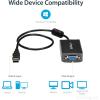 StarTech.com Adaptateur USB 2.0 vers VGA, Convertisseur USB vers VGA, 1440×900 (Pas de Support pour macOS/ChromeOS/Linux)
