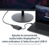 StarTech.com Adaptateur USB 3.0 vers DisplayPort, Convertisseur USB DP, Windows (Pas de Support pour macOS/ChromeOS/Linux)(DisplayPort 4K 30 Hz)