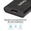 StarTech.com Adaptateur USB 3.0 vers DisplayPort, Convertisseur USB DP, Windows (Pas de Support pour macOS/ChromeOS/Linux)(DisplayPort 4K 30 Hz)