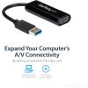 StarTech.com Adaptateur USB 3.0 vers VGA, USB vers VGA pour Windows, Slim (Pas de Support pour macOS/ChromeOS/Linux)
