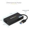 StarTech.com Carte graphique externe USB 3.0 vers HDMI – Adaptateur Graphique Vidéo Double Écran/Multi-écrans Externe USB 3.0 vers HDMI pour Mac et PC – Certifié DisplayLink – HD 1080p (USB32HDPRO)(4K 30Hz | DisplayLink | Windows & Mac)
