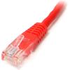 StarTech.com Câble Ethernet Cat5e – 1,8 m – Rouge – Câble patch – Câble Cat5e moulé – Câble réseau court – Cordon Ethernet – Câble Cat 5e – 1,8 m (M45PATCH6RD)(Rouge)