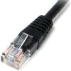 StarTech.com Câble Ethernet Cat5e – 1,8 m – Rouge – Câble patch – Câble Cat5e moulé – Câble réseau court – Cordon Ethernet – Câble Cat 5e – 1,8 m (M45PATCH6RD)(noir)