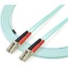 StarTech.com Câble Fibre Optique Multimode 10m LC/UPC à LC/UPC OM3, Fibre Zipcord Full Duplex 50/125µm, Réseaux 100G LOMMF/VCSEL, 0.3dB Faible Perte d&rsquo;Insertion, Cordon Patch Fibre LSZH, A50FBLCLC10(6 ft/2 m)