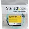 StarTech.com Câble Fibre Optique Multimode 10m LC/UPC à LC/UPC OM3, Fibre Zipcord Full Duplex 50/125µm, Réseaux 100G LOMMF/VCSEL, 0.3dB Faible Perte d&rsquo;Insertion, Cordon Patch Fibre LSZH, A50FBLCLC10(1 Meters)