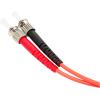 StarTech.com Câble Réseau – Jarretière Fibre Optique Duplex Multimode 50/125 OM2 LC – ST – LSZH – 1 m (50FIBLCST1)(Orange)
