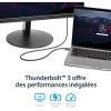 StarTech.com Câble Thunderbolt 3 (20 Gb/s) USB-C de 1 m – Compatible Thunderbolt, USB et DisplayPort – M/M (TBLT3MM1M)(20 Gb/s)