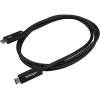 StarTech.com Câble Thunderbolt 3 (20 Gb/s) USB-C de 1 m – Compatible Thunderbolt, USB et DisplayPort – M/M (TBLT3MM1M)(40 Gb/s)